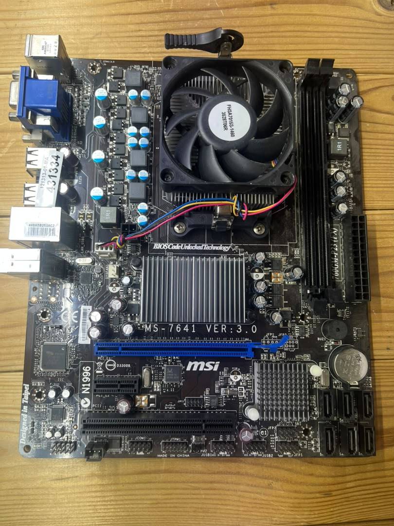 باندل مادربرد ، سی پی یو و فن  MSI 760GM-P23(FX)
