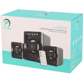 اسپیکر دسکتاپ پی نت مدل U-2500 BT بلوتوثی