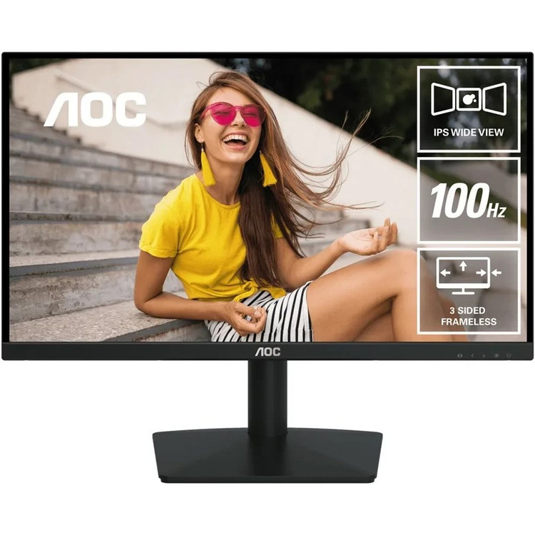 مانیتور ای او سی مدل 24B15H2 سایز ۲۴ اینچ Full HD ۱۰۰ هرتز IPS