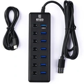 هاب USB 3.0 انزو مدل UH-70A ظرفیت ۷ پورت