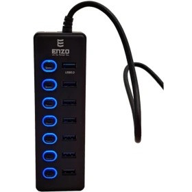 هاب USB 3.0 انزو مدل UH-70A ظرفیت ۷ پورت